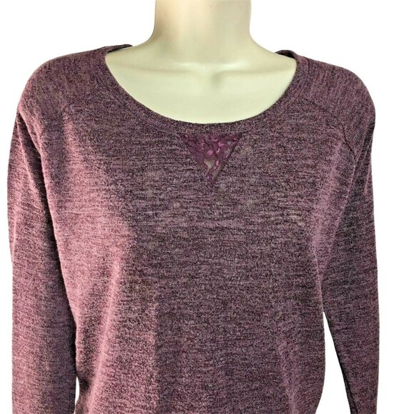 Victorias Secret Womens Knit Lace Detail Sweater M/M - Picture 1 of 8